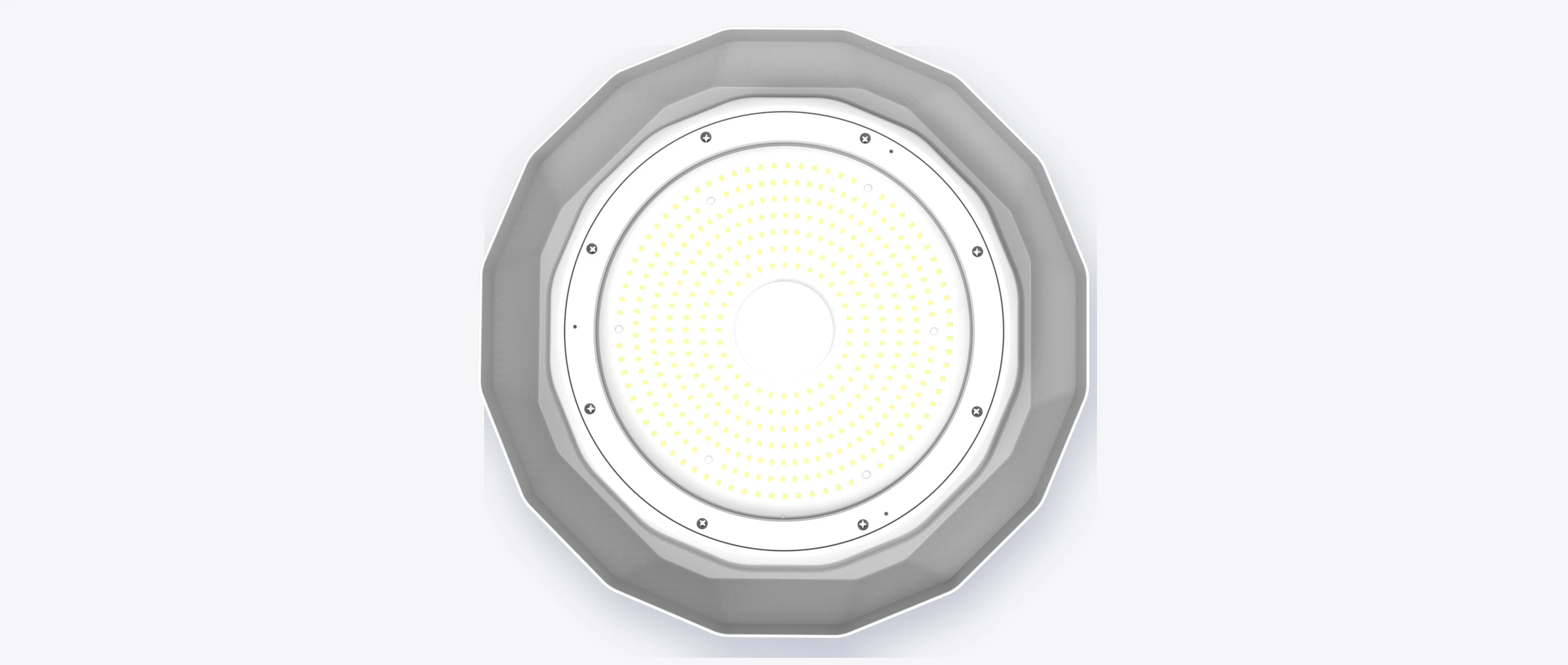 Óptica de policarbonato de 115° de la Clean Plus - Jungo Lighting