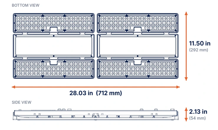 Orion SHO dibujo dimensiones EN - Jungo Lighting